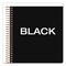 TOPS (100) 8.5 in. x 6.75 in. Sheets 1-Subject Narrow Rule JEN Action Planner - Black Cover